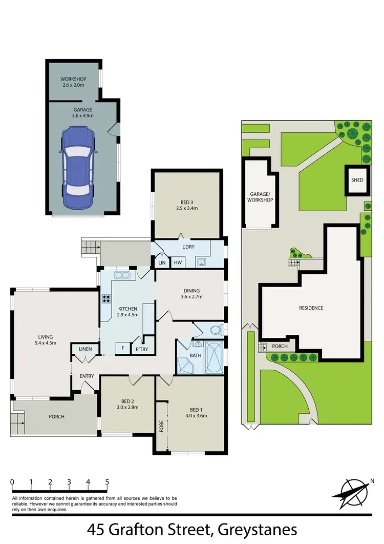 Floorplan of Homely house listing, 45 Grafton Street, Greystanes NSW 2145