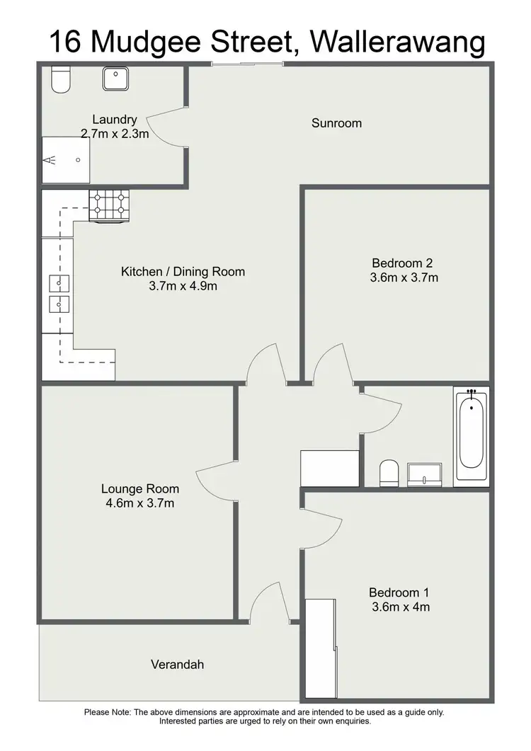 Floorplan of Homely house listing, 16 Mudgee Street, Wallerawang NSW 2845