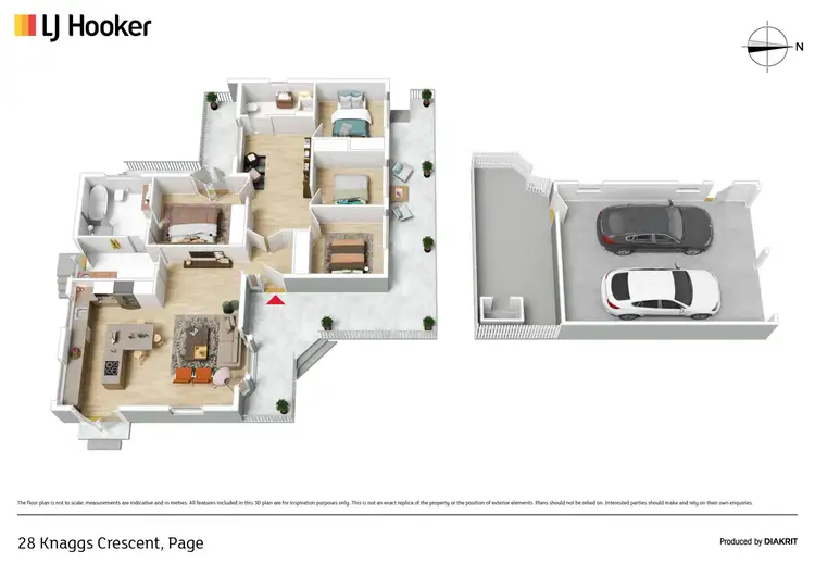Floorplan of Homely house listing, 28 Knaggs Crescent, Page ACT 2614