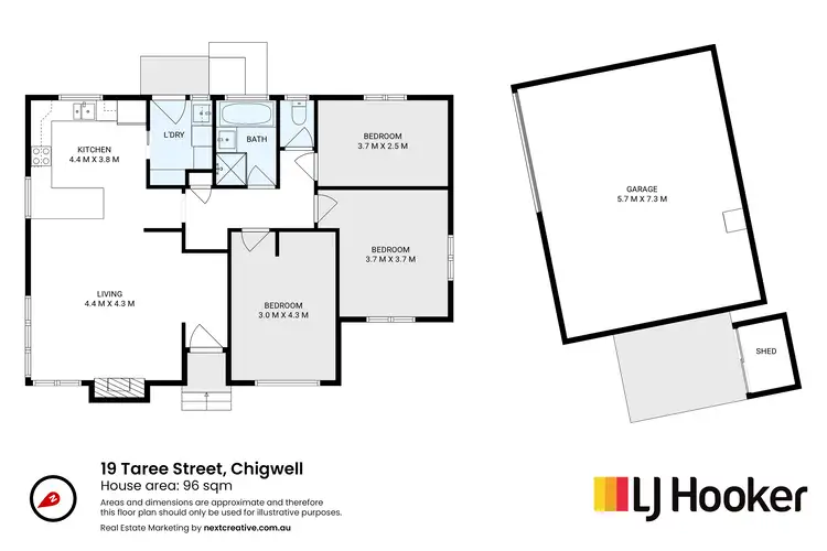 Floorplan of Homely house listing, 19 Taree Street, Chigwell TAS 7011