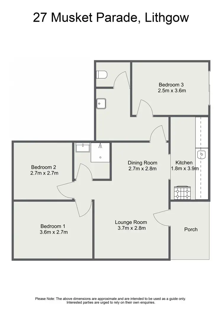 Floorplan of Homely house listing, 27 Musket Parade, Lithgow NSW 2790