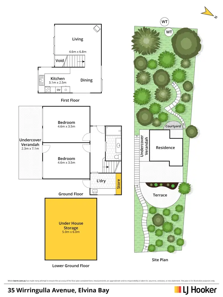 Floorplan of Homely house listing, 35 Wirringulla Avenue, Elvina Bay NSW 2105