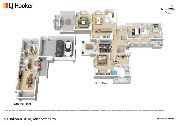 Floorplan of Homely house listing, 59 Halloran Drive, Jerrabomberra NSW 2619