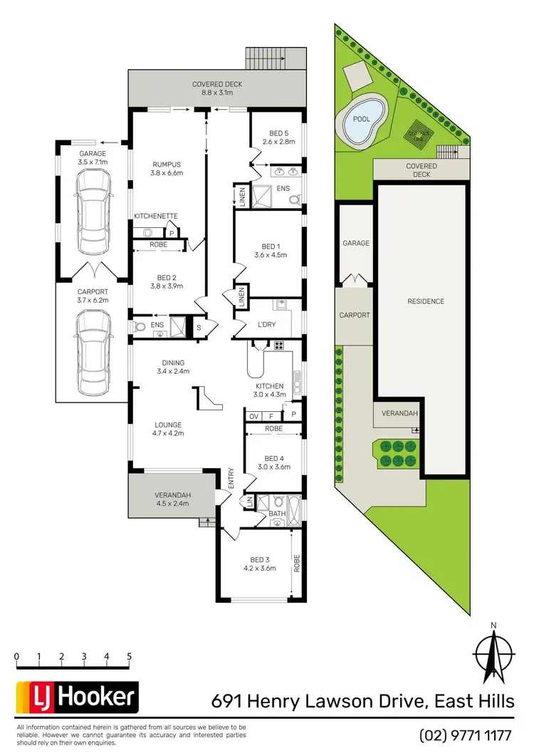 Floorplan of Homely house listing, 691 Henry Lawson Drive, East Hills NSW 2213
