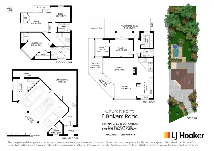 Floorplan of Homely house listing, 11 Bakers Road, Church Point NSW 2105