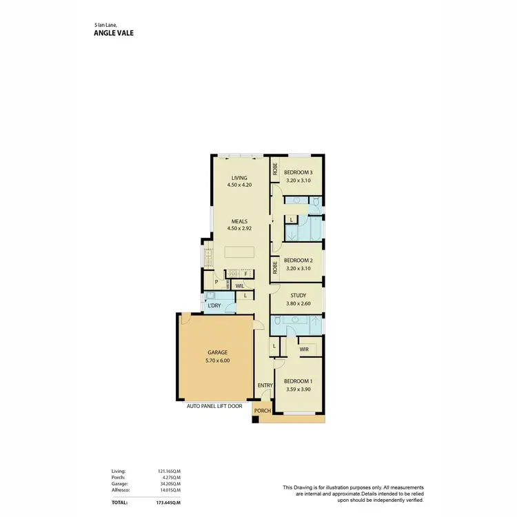 Floorplan of Homely house listing, 5 Ian Lane, Angle Vale SA 5117