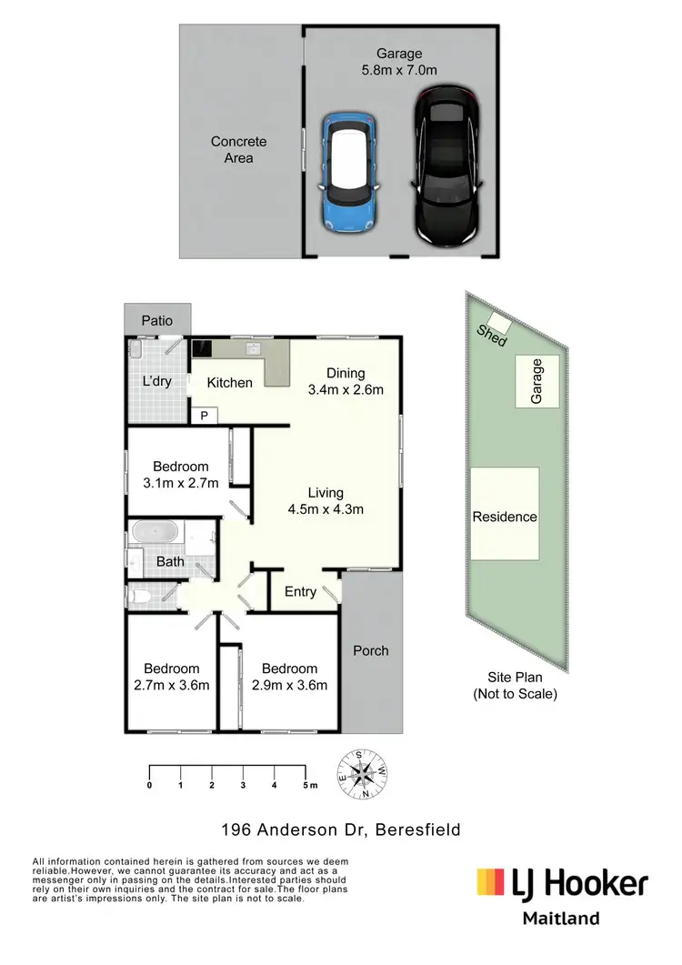 Floorplan of Homely house listing, 196 Anderson Drive, Beresfield NSW 2322