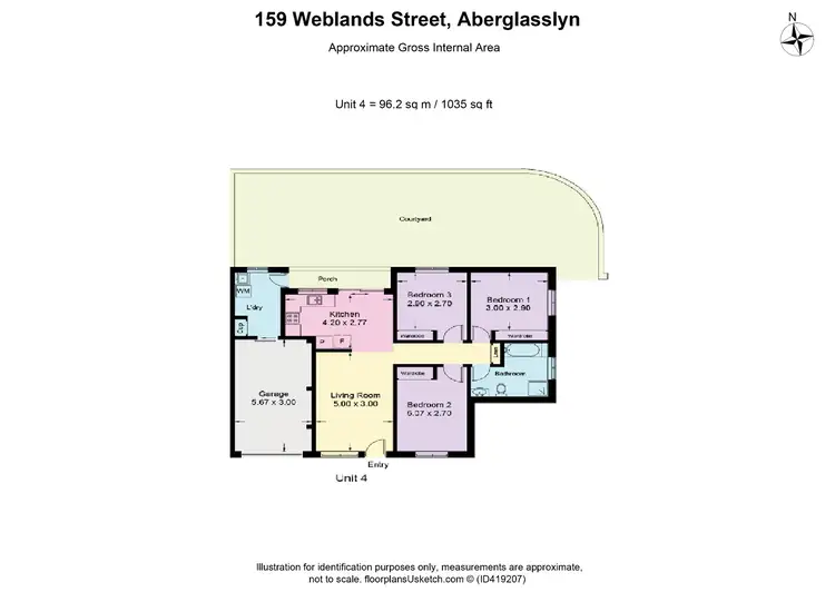 Floorplan of Homely house listing, 4/159 Weblands Street, Aberglasslyn NSW 2320