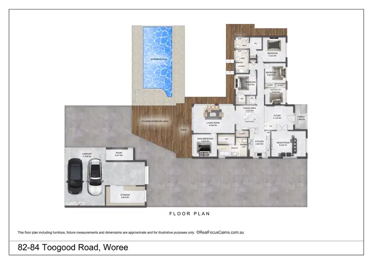 Floorplan of Homely house listing, 82-84 Toogood Road, Woree QLD 4868