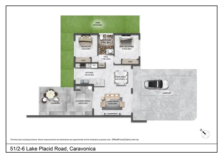 Floorplan of Homely house listing, 51/2-6 Lake Placid Road, Caravonica QLD 4878