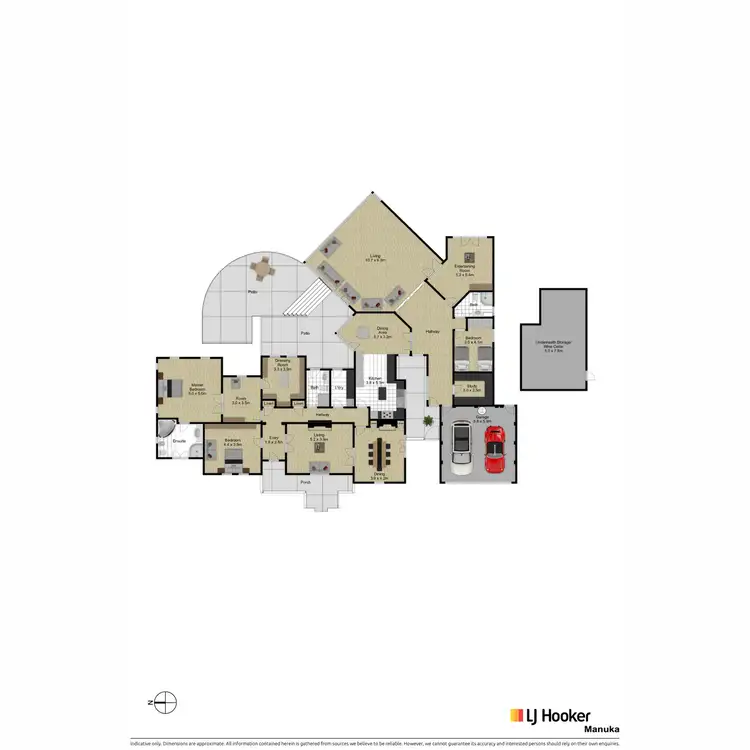 Floorplan of Homely house listing, 13 Monaro Crescent, Griffith ACT 2603