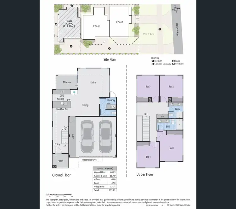 Floorplan of Homely townhouse listing, C/274 Warwick Road, Duncraig WA 6023