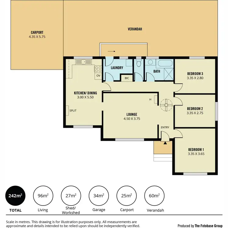 Floorplan of Homely house listing, 276 Hancock Road, Redwood Park SA 5097