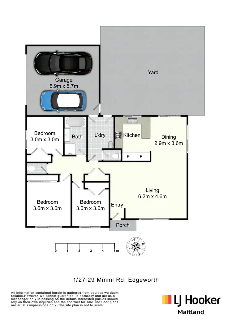 Floorplan of Homely unit listing, 1/27-29 Minmi Road, Edgeworth NSW 2285