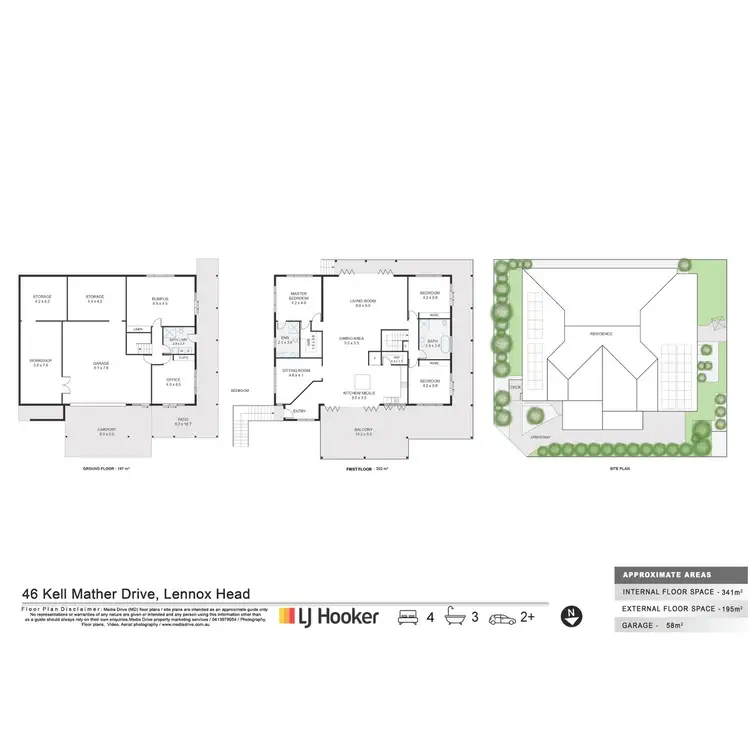 Floorplan of Homely house listing, 46 Kell Mather Drive, Lennox Head NSW 2478