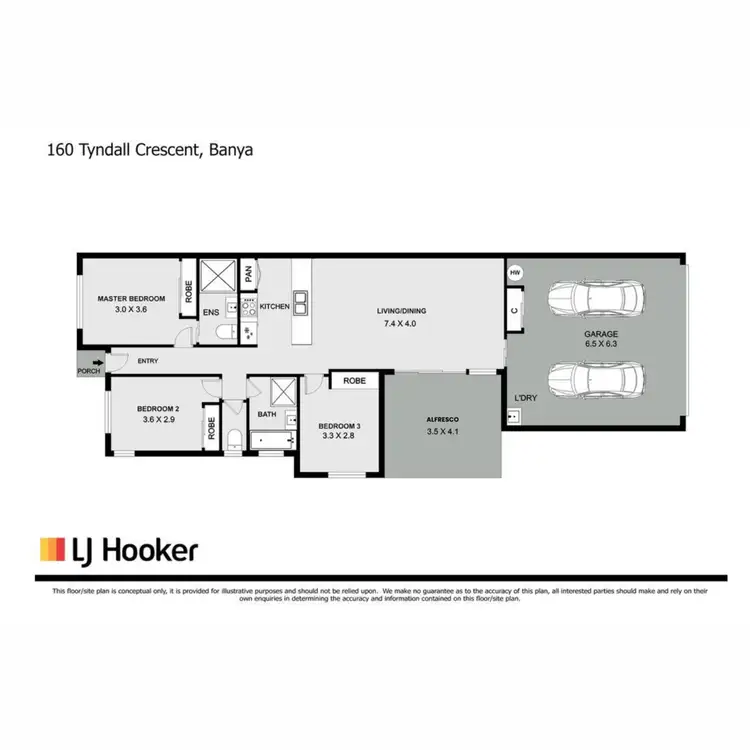 Floorplan of Homely house listing, 160 Tyndall Circuit, Banya QLD 4551
