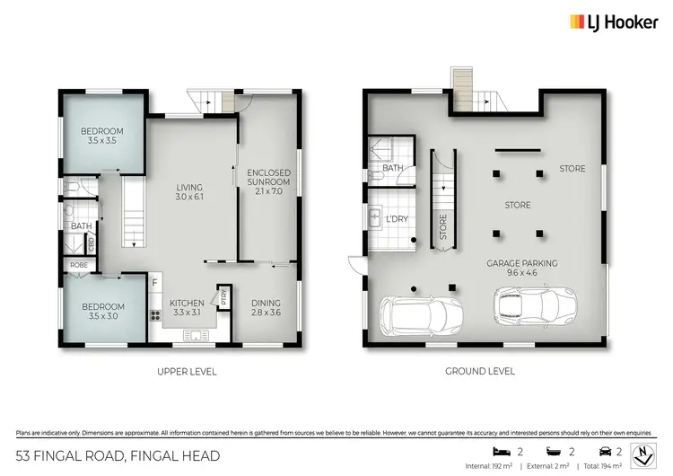 Floorplan of Homely house listing, 53 Fingal Road, Fingal Head NSW 2487
