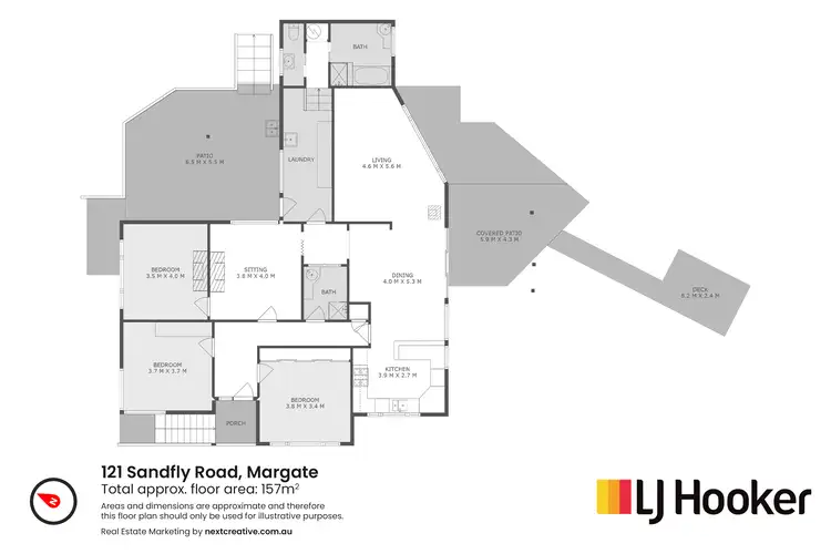 Floorplan of Homely house listing, 121 Sandfly Road, Margate TAS 7054
