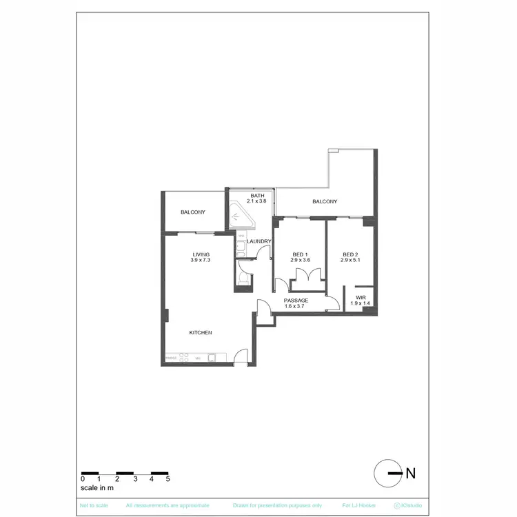 Floorplan of Homely apartment listing, 87/996 Hay Street, Perth WA 6000