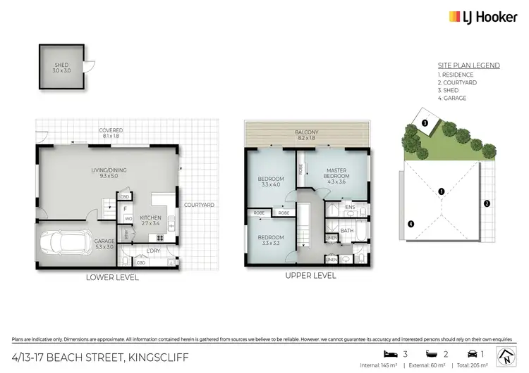 Floorplan of Homely unit listing, 4/13-17 Beach Street, Kingscliff NSW 2487