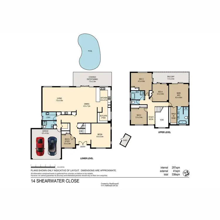 Floorplan of Homely house listing, 14 Shearwater Close, Albany Creek QLD 4035