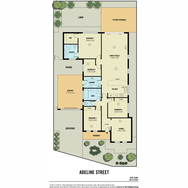 Floorplan of Homely house listing, 7 Adeline Street, Mawson Lakes SA 5095