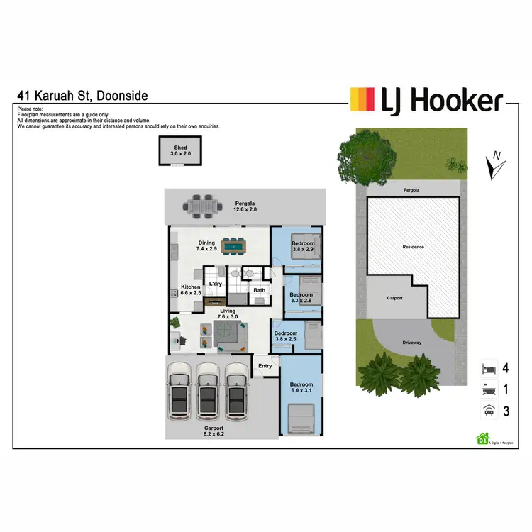 Floorplan of Homely house listing, 41 Karuah Street, Doonside NSW 2767