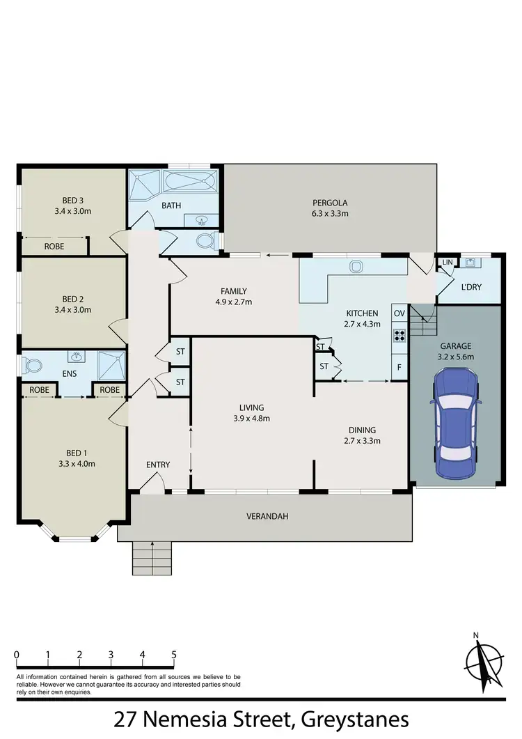 Floorplan of Homely house listing, 27 Nemesia Street, Greystanes NSW 2145