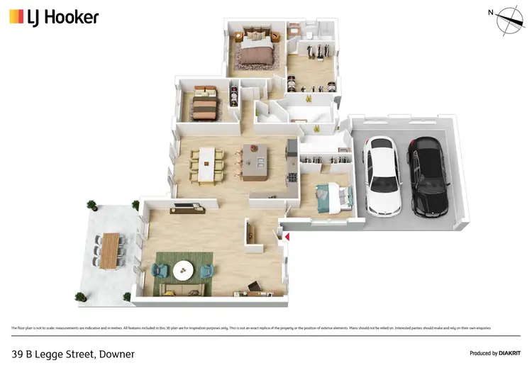 Floorplan of Homely house listing, 39B Legge Street, Downer ACT 2602