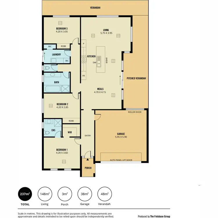 Floorplan of Homely house listing, 12 St Kitts Place, Mawson Lakes SA 5095