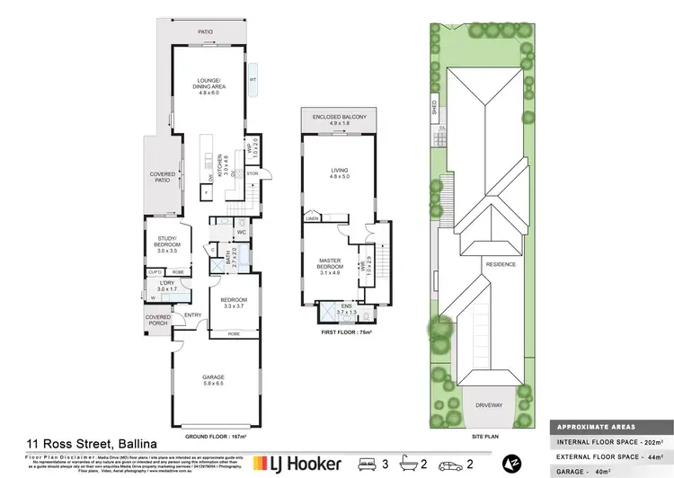 Floorplan of Homely house listing, 11 Ross Street, Ballina NSW 2478