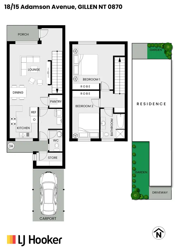 Floorplan of Homely house listing, 18/15 Adamson Avenue, Gillen NT 870