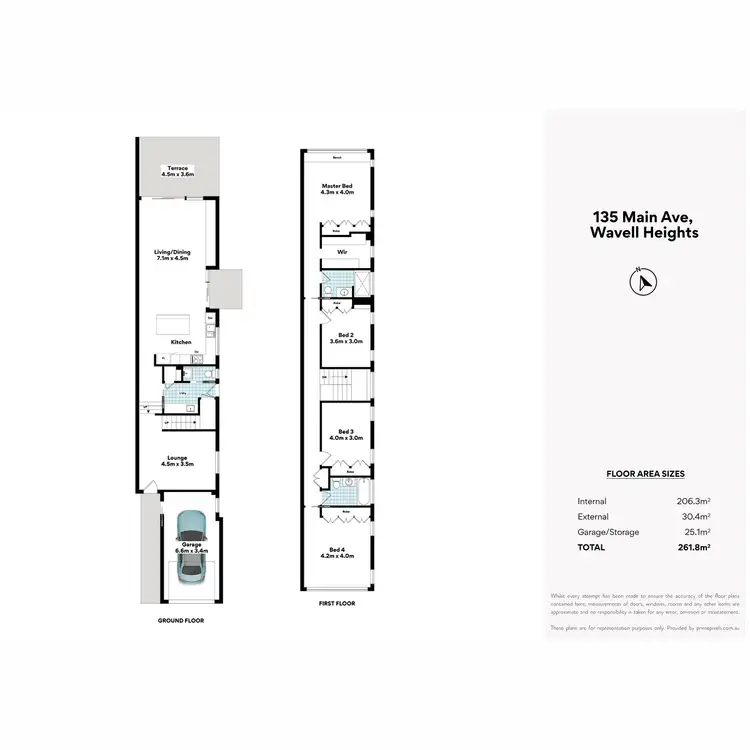 Floorplan of Homely house listing, 135 Main Avenue, Wavell Heights QLD 4012