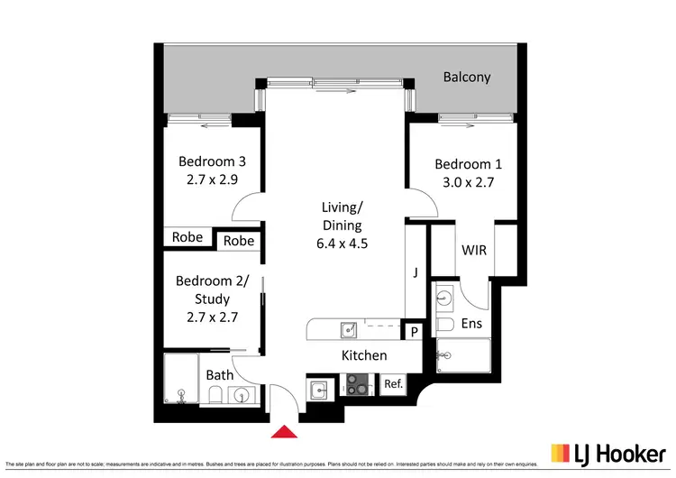 Floorplan of Homely apartment listing, 305/352 Northbourne Avenue, Dickson ACT 2602