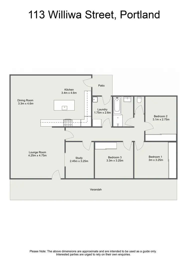Floorplan of Homely house listing, 113 Williwa Street, Portland NSW 2847