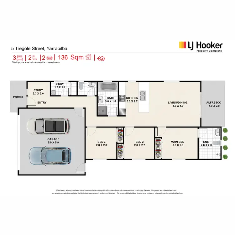 Floorplan of Homely house listing, 5 Tregole Street, Yarrabilba QLD 4207