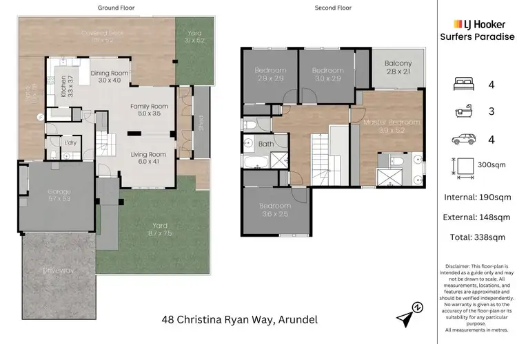 Floorplan of Homely house listing, 48 Christina Ryan Way, Arundel QLD 4214