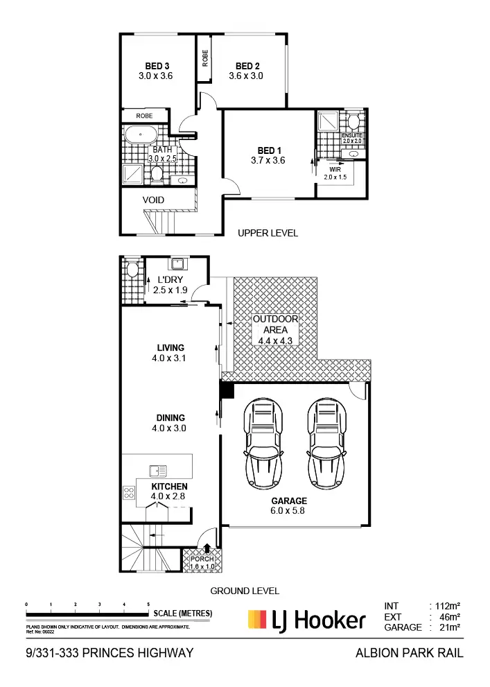 Floorplan of Homely townhouse listing, 331-333 Princes Highway, Albion Park Rail NSW 2527