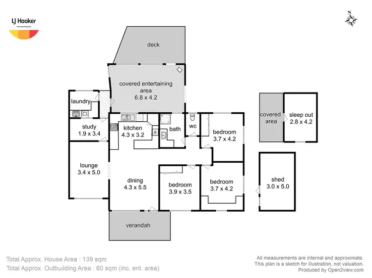 Floorplan of Homely house listing, 36 Lovering Avenue, Verona Sands TAS 7112