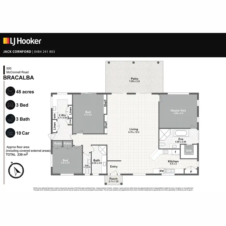 Floorplan of Homely rural property listing, 500 Mcconnell Road, Bracalba QLD 4512