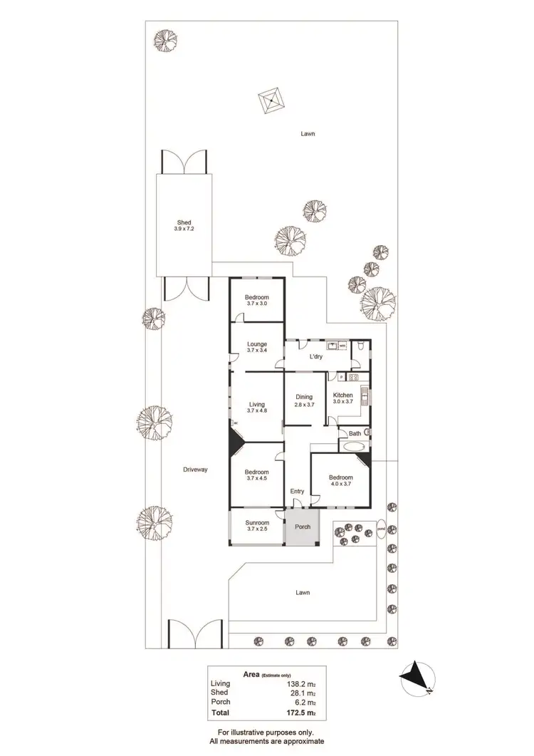 Floorplan of Homely house listing, 16 Coombe Road, Allenby Gardens SA 5009