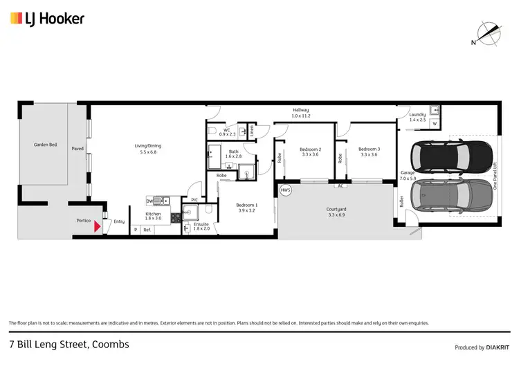 Floorplan of Homely house listing, 7 Bill Leng Street, Coombs ACT 2611