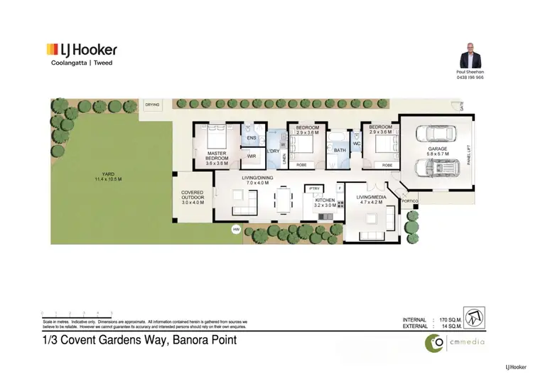 Floorplan of Homely house listing, 1/3 Covent Gardens Way, Banora Point NSW 2486