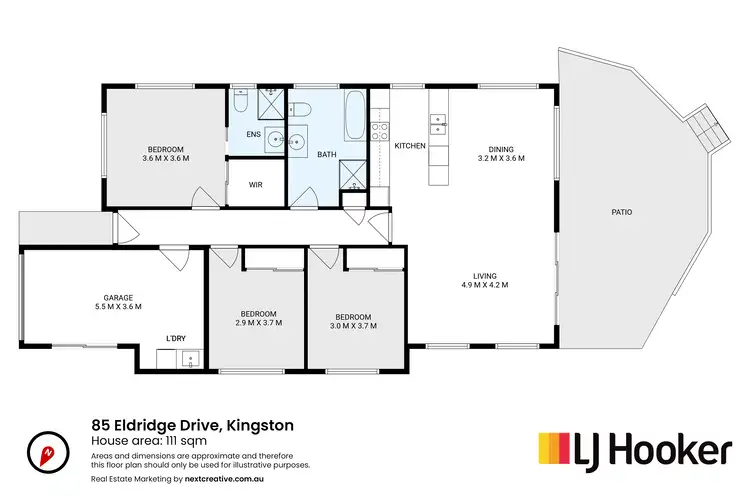 Floorplan of Homely house listing, 85 Eldridge Drive, Kingston TAS 7050