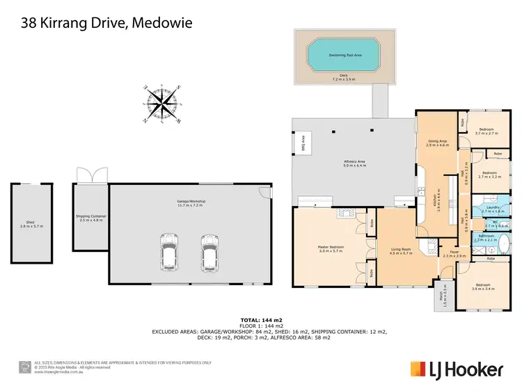 Floorplan of Homely house listing, 38 Kirrang Drive, Medowie NSW 2318