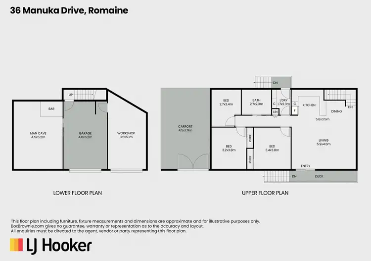 Floorplan of Homely house listing, 36 Manuka Drive, Romaine TAS 7320