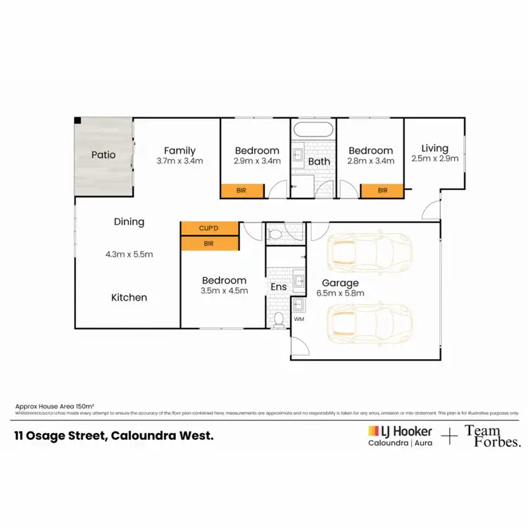 Floorplan of Homely house listing, 11 Osage Street, Caloundra West QLD 4551