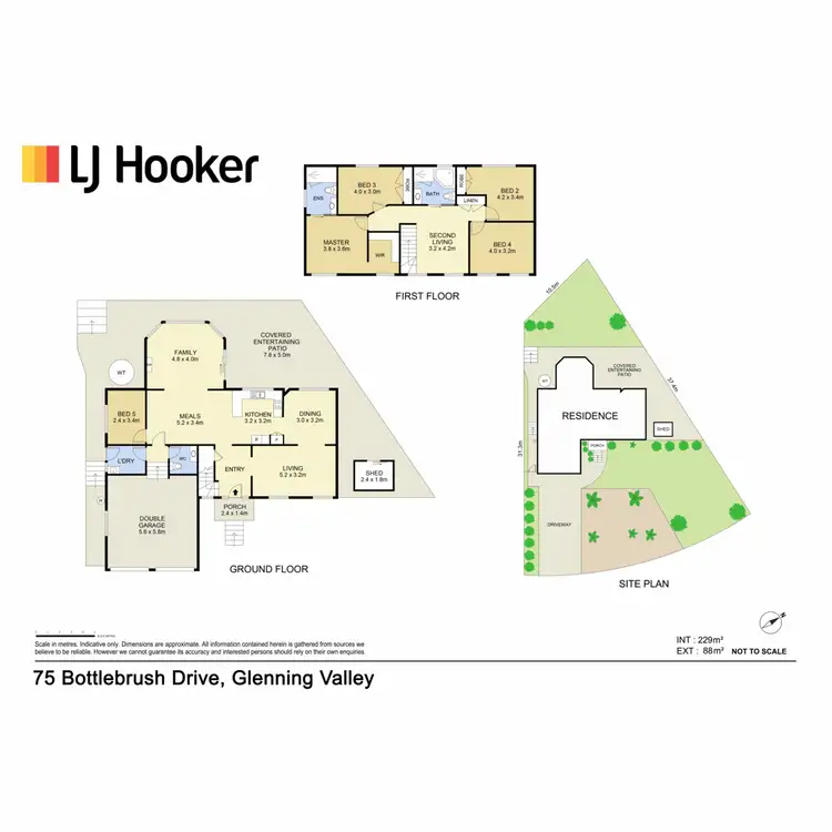 Floorplan of Homely house listing, 75 Bottlebrush Drive, Glenning Valley NSW 2261