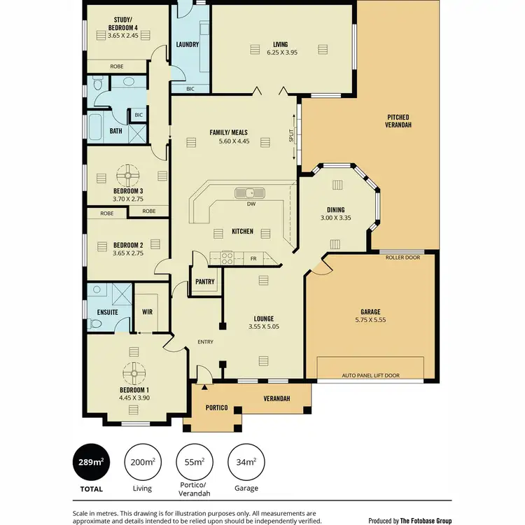 Floorplan of Homely house listing, 4 Santorini Walk, Mawson Lakes SA 5095