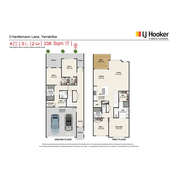 Floorplan of Homely house listing, 3 Hantlemann Lane, Yarrabilba QLD 4207